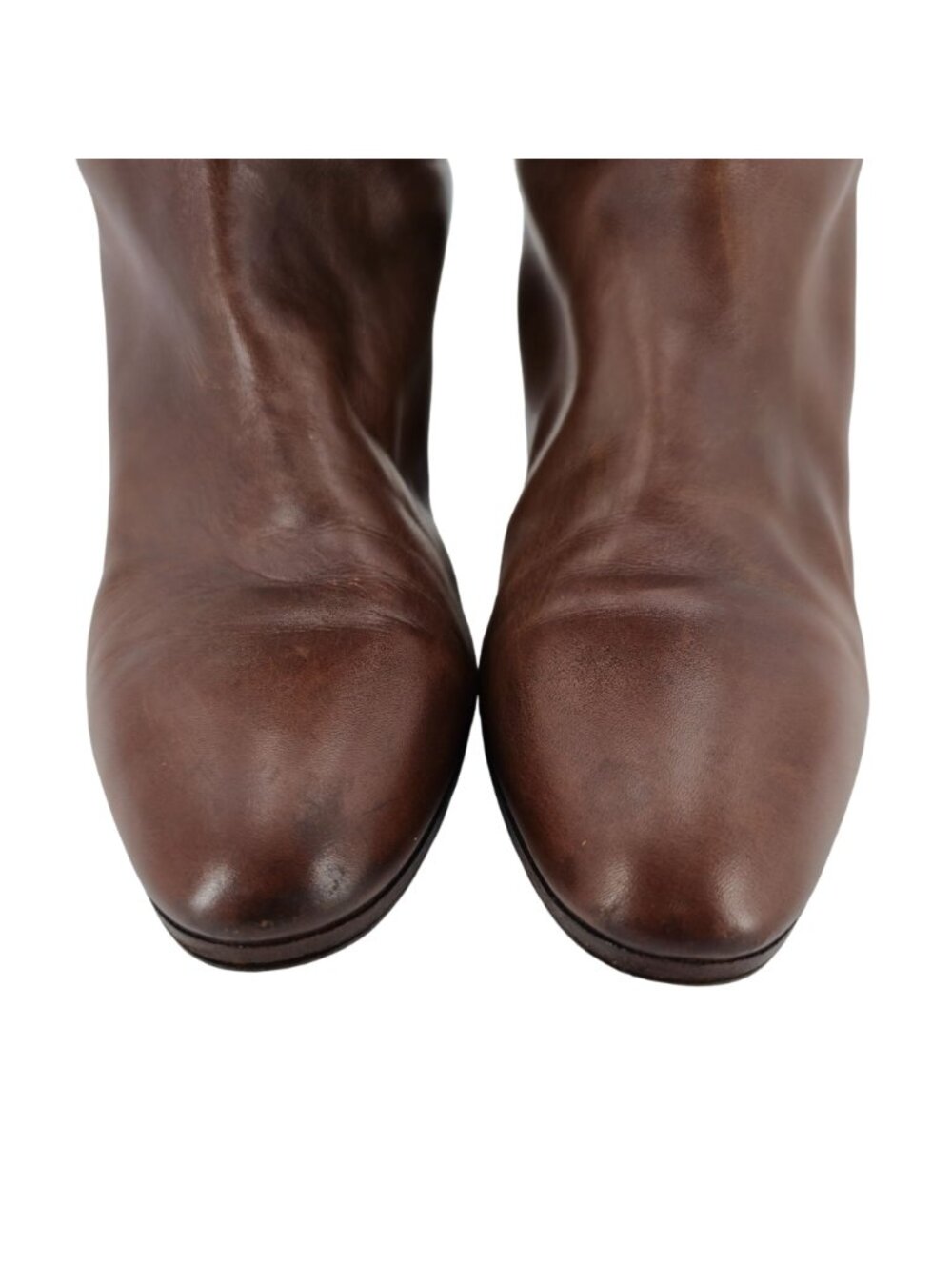 Vintage Italian Calfskin Bally Womens Size 7.5M Brown Soft Leather Luxury Boots - Picture 13 of 16